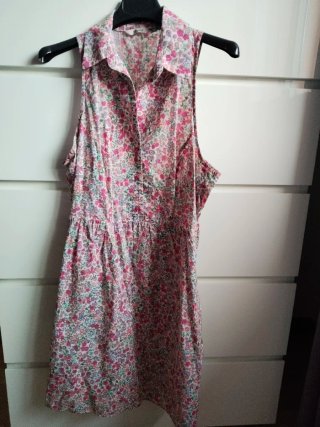 Vestido camisero estampado floral