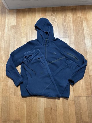 Conjunto Nike Tech Fleece Azul Talla XL