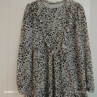 Vestido estampado animal print