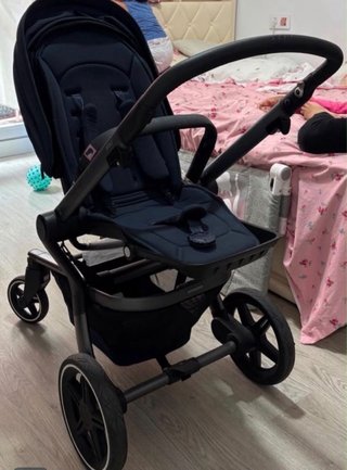 Carrito de Bebé Completo Azul Marino