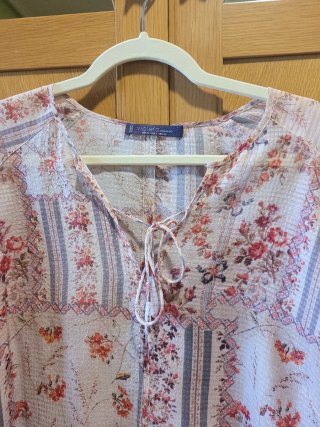 Blusa Violeta by Mango Talla XL