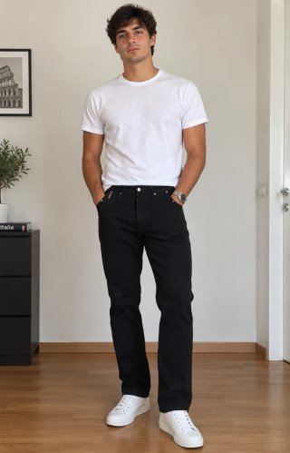Pantalón Armani Jeans Negro