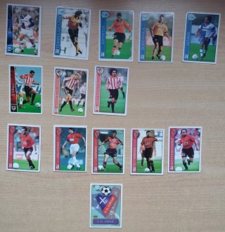 Lote Cromos Fútbol Retro Alavés Athletic y Osasuna