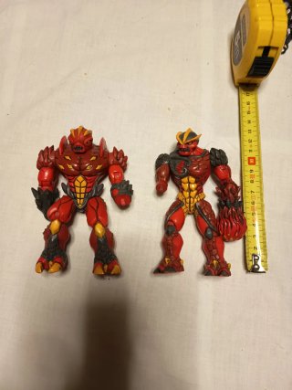 2 Action Figure Gormiti 12 cm