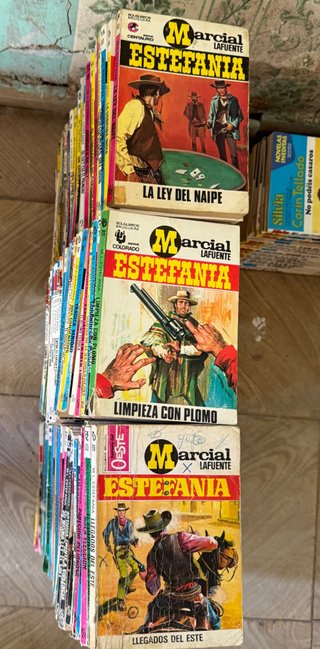 Lote 130 libros de Marcial Lafuente Estefanía