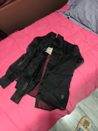 Camisa Negra Transparente
