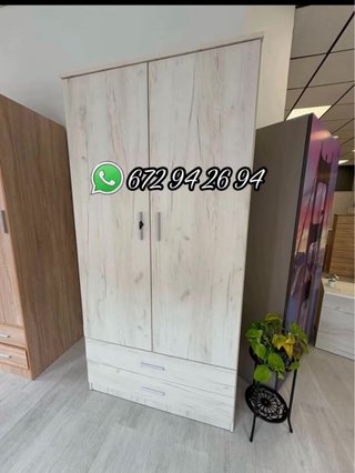 Armario de Madera 2P y 2C- 1m ancho