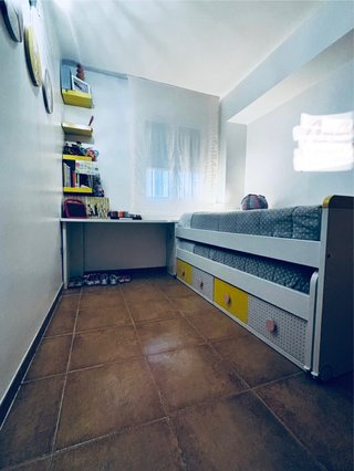 Dormitorio con Cama Nido de madera 105cm.