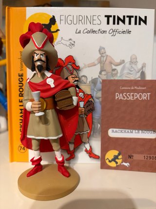 Figura Tintín Rackham el Rojo