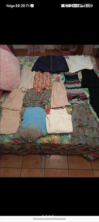 Lote de 13 prendas de ropa mujer talla S