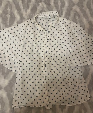 Blusa de lunares Zara Talla S