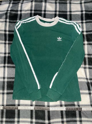 Camiseta Manga Larga Adidas Originals Verde