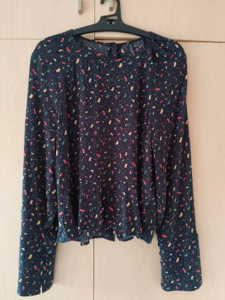 Blusa Zara Estampada Talla M