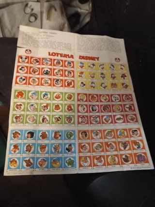 Lotería Disney Vintage