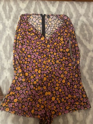Mono corto estampado de flores