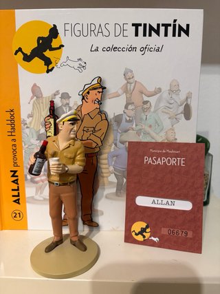 Figura Tintín Allan - Colección Oficial