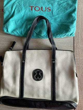 Bolso Tous Vintage Beige y Negro