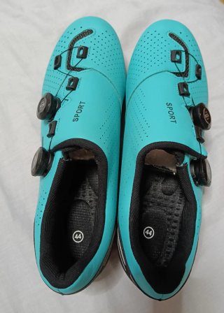 Zapatillas de Ciclismo Turquesa Talla 44