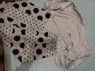 Conjunto de dos piezas estampado en XL
