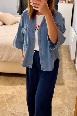 Camisa Denim Zara