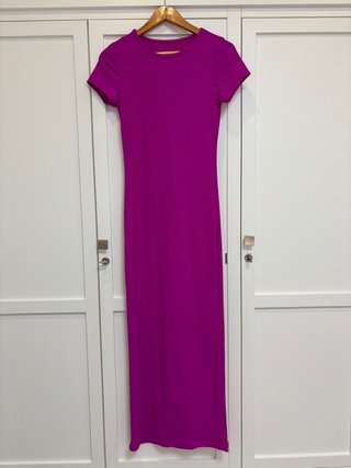 Vestido largo morado
