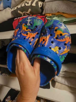 Zuecos Crocs Estampado Dinosaurios