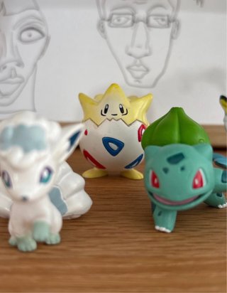 Set de 5 Figuritas Pokémon Tomy