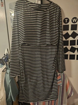 Vestido de rayas Shein Talla M vestido lactancia