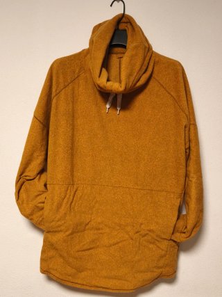 Sudadera Polar Oversize Mostaza