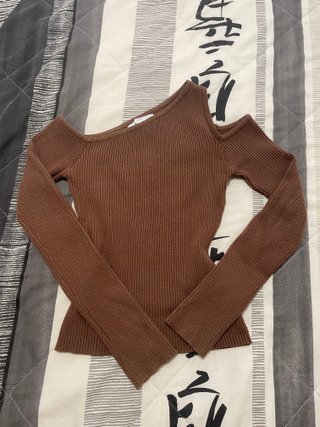 Jersey Mujer Marrón Brown Bershka Y2K Casual