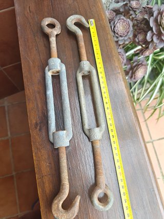 Lote de 2 Tensores Metálicos Industriales
