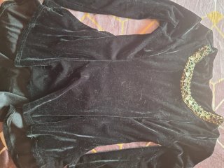 Camiseta manga larga de terciopelo