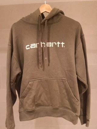 Sudadera con capucha Carhartt verde oliva