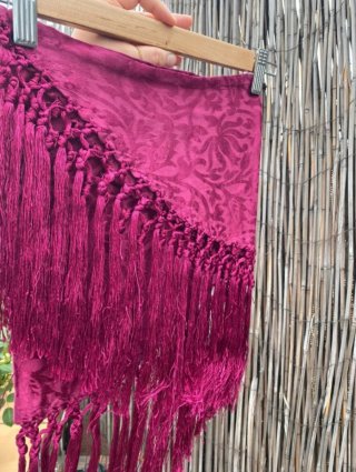 Mantoncillo flamenca buganvilla (para niña)