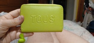 Cartera tipo Tous verde lima