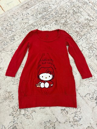 Camisón Hello Kitty Rojo Talla M