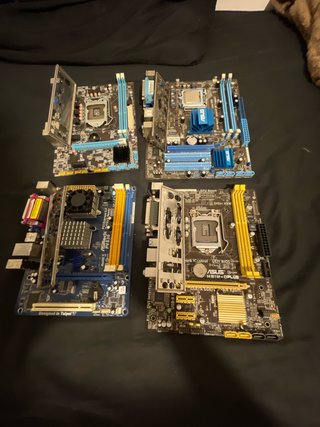 Lote de 4 Placas Base ASUS y ASRock