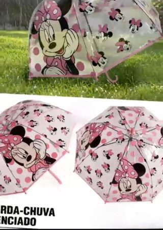 Paraguas Transparente Minnie Mouse