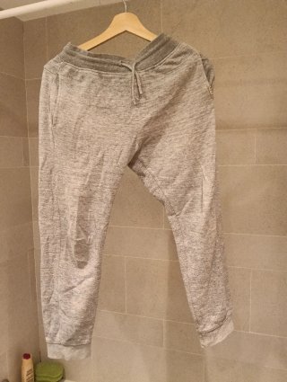 Pantalones Deportivos Grises Mango