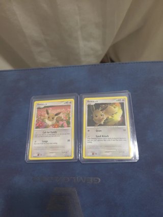 2 Cartas Pokémon Eevee (2008)