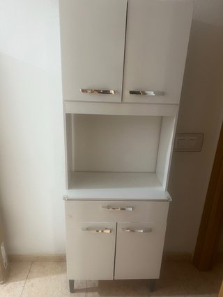 Mueble de cocina blanco 1,75x0,60m