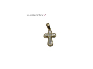 colgante oro 18k con piedra con nacar