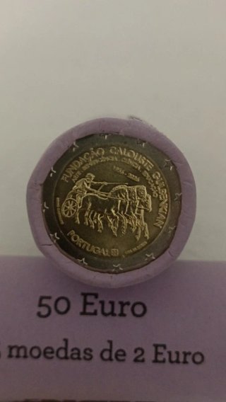 Rollo 25 Monedas 2€ Calouste G.- No es negociable!