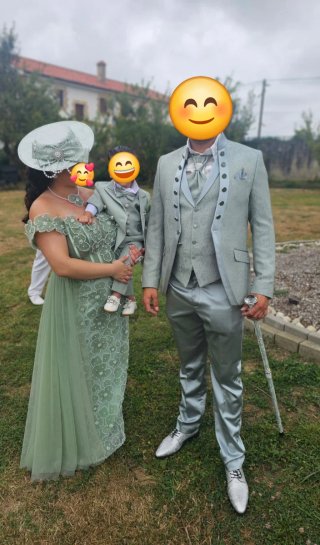 Vestido de Boda Verde