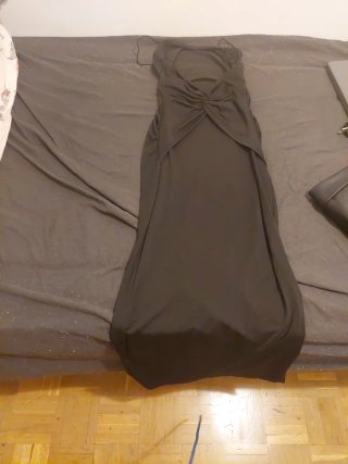 Vestido largo negro