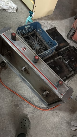 Plancha fogón industrial