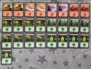 Lote cartas Magic Tierras (M11)