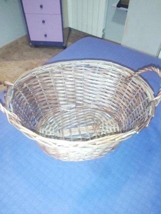 Cesto de Mimbre Artesanal