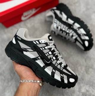 Zapatillas Nike P-6000 Blanco y Negro