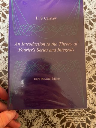 Introduction to the theory of Fourier's series ...